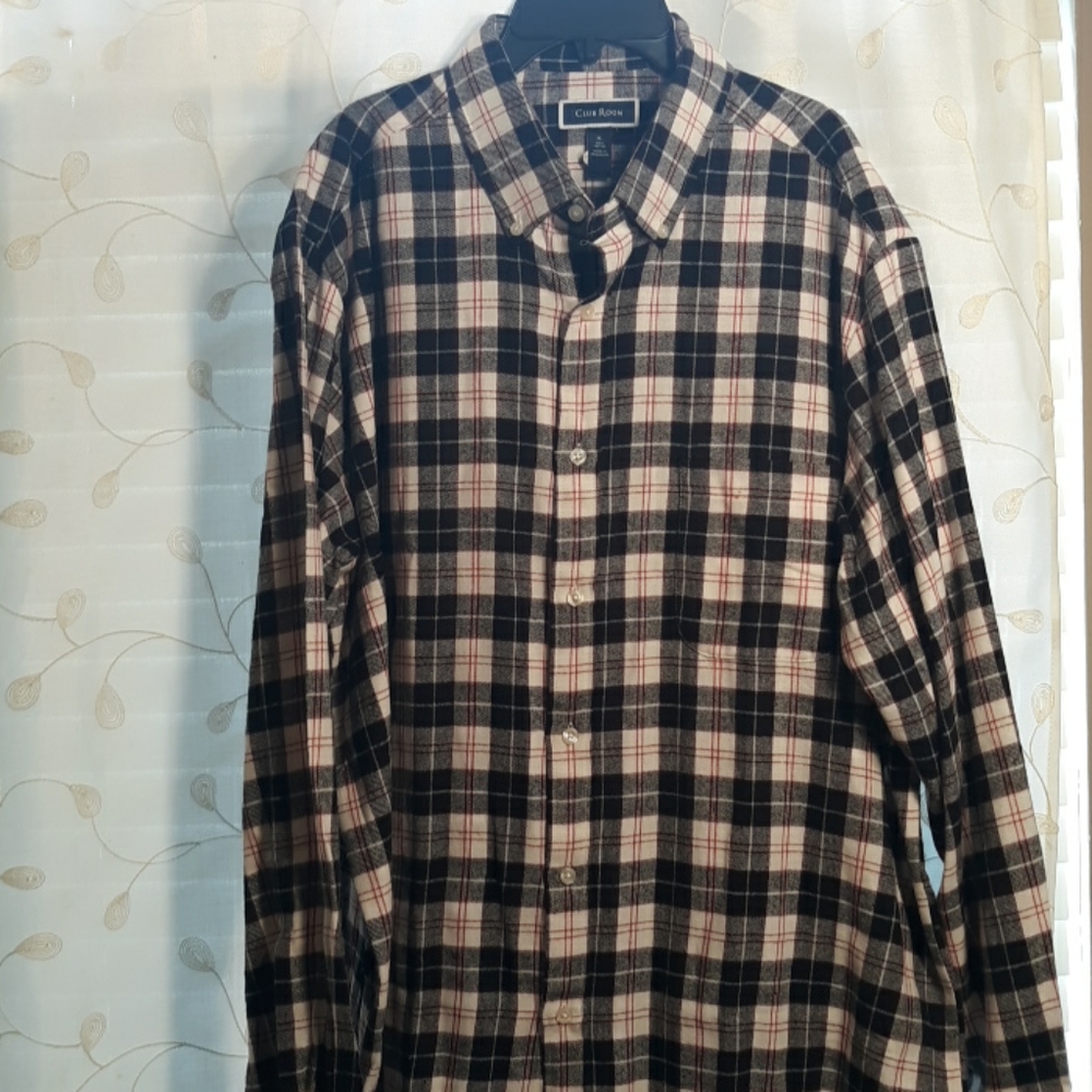 Lightweight flannel, mens sz.XL,new without tags